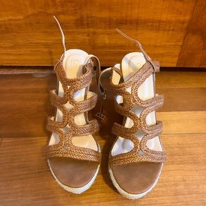 Catherine Malandrino Dark Brown Wedge.